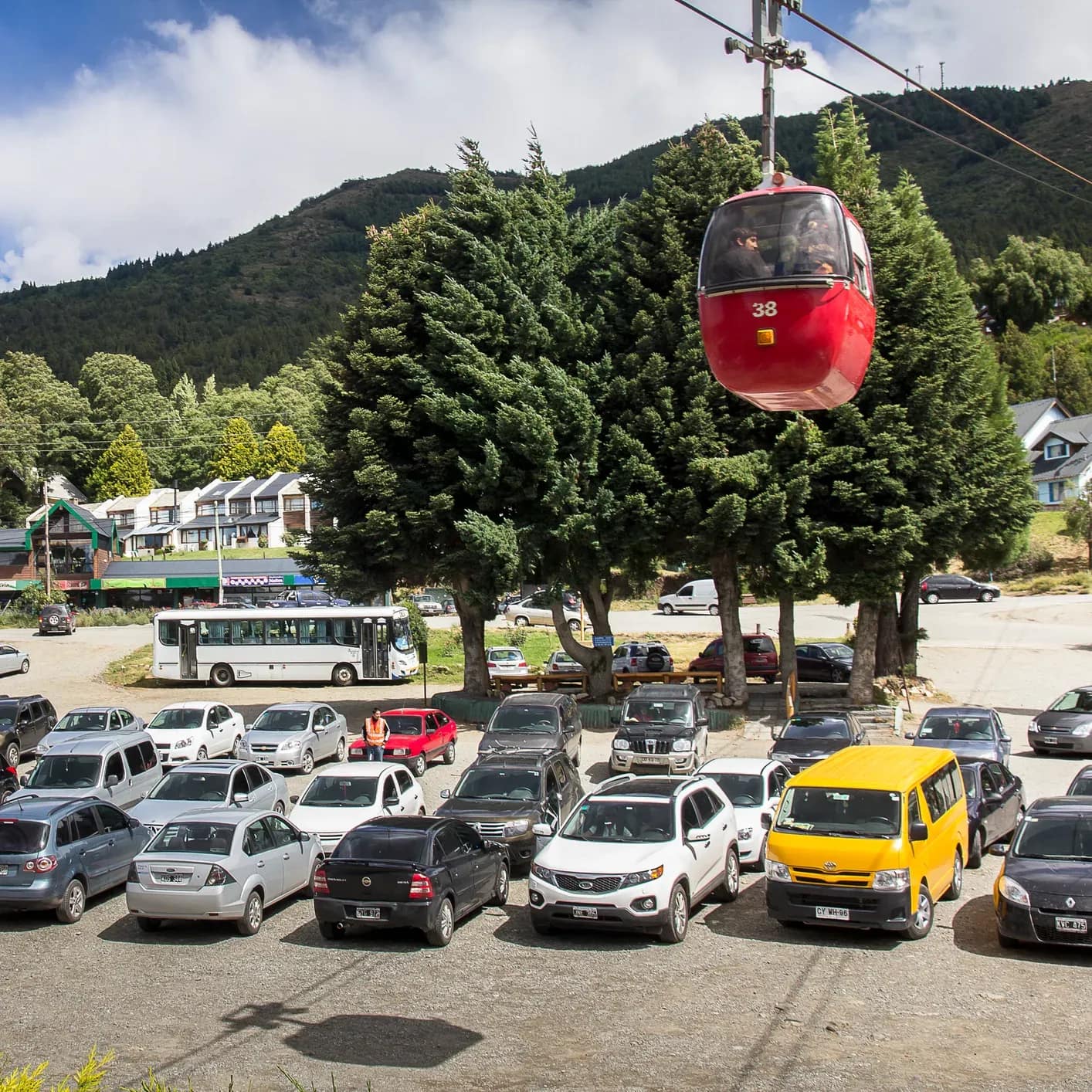 Entrance to the base of the Teleférico Cerro Otto