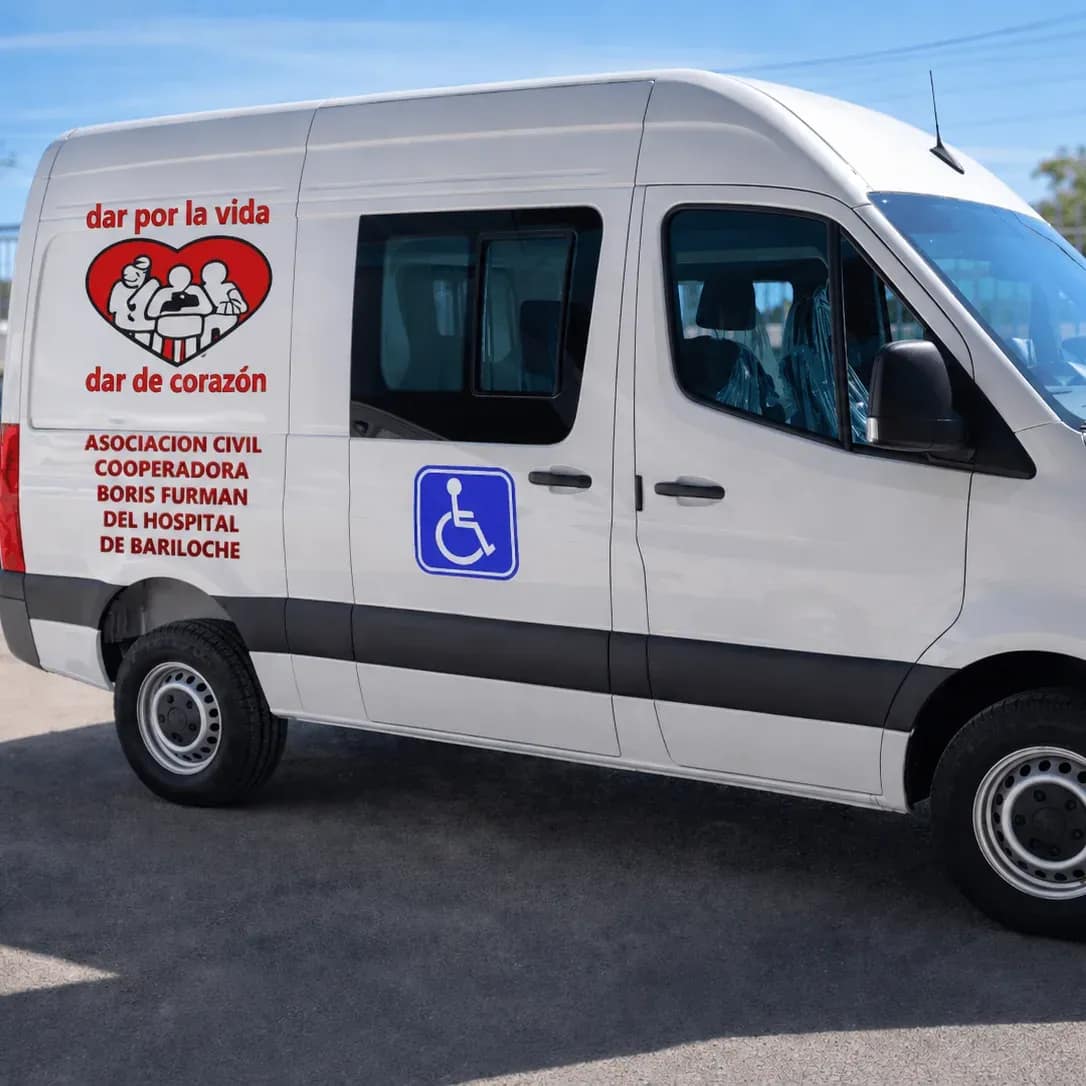 Camioneta para llevar gente con movilidad reducida